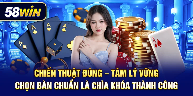 Chiến thuật đúng – tâm lý vững – chọn bàn chuẩn là chìa khóa thành công