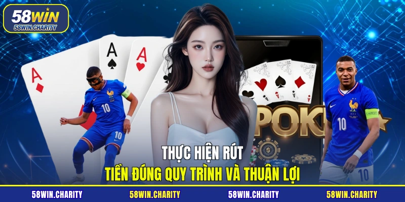 Thực hiện rút tiền đúng quy trình và thuận lợi
