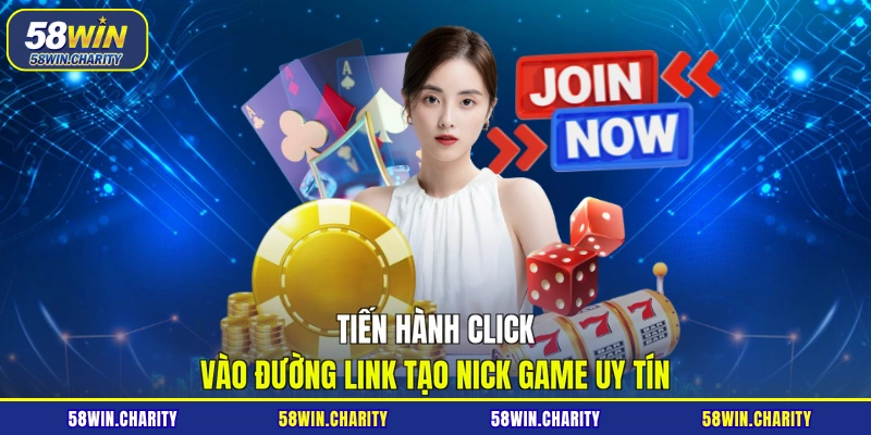 Tiến hành click vào đường link tạo nick game uy tín